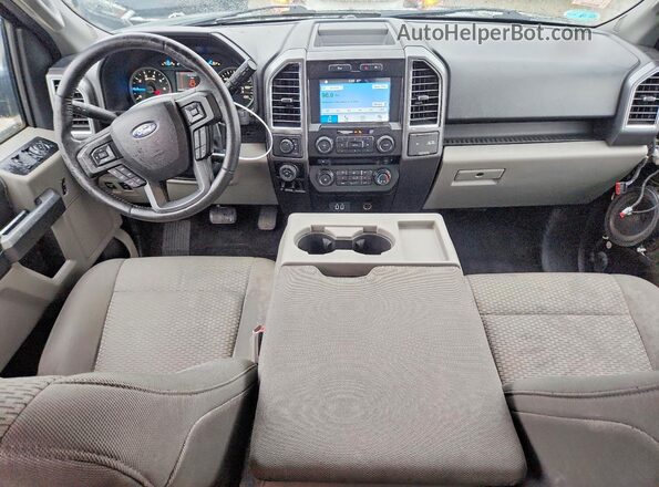 1FTEX1EP1GFD28323 2016 FORD F150 Black წინა პანელის ხედი