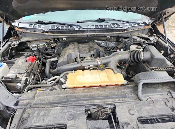 1FTEX1EP1GFD28323 2016 FORD F150 Black უკანა სალონის ხედი