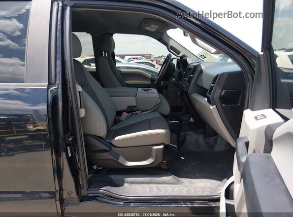 1FTEX1EP1GKD29513 2016 FORD F150 Черный Вид салона спереди