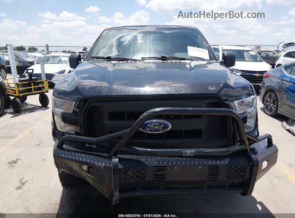 1FTEX1EP1GKD29513 2016 FORD F150 Черный Вид щитка приборов