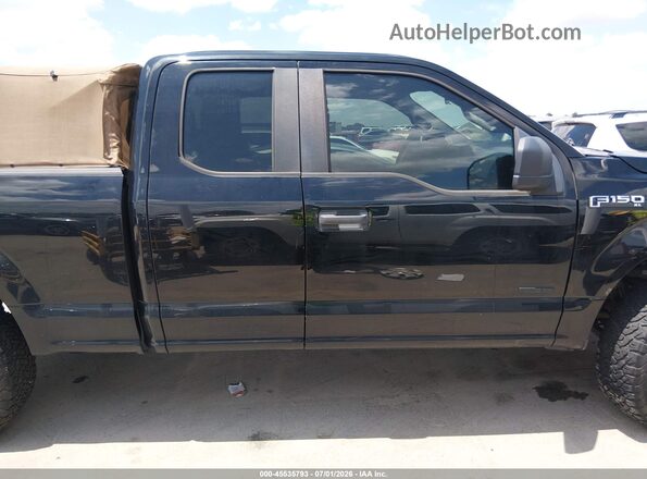 1FTEX1EP1GKD29513 2016 FORD F150 Черный Вид задней части салона