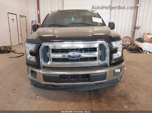 1FTEX1EP1HFB12893 2017 FORD F150 Black ხელსაწყოთა პანელის ხედი