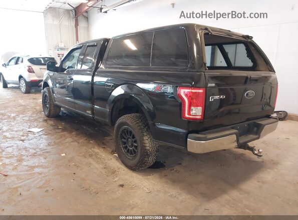 1FTEX1EP1HFB12893 2017 FORD F150 Black უკანა მარცხენა