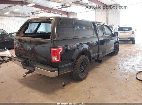 1FTEX1EP1HFB12893 2017 FORD F150 Black უკანა მარჯვენა