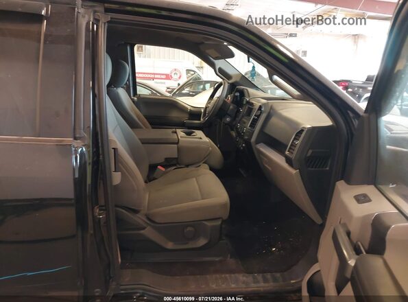 1FTEX1EP1HFB12893 2017 FORD F150 Black წინა სალონის ხედი
