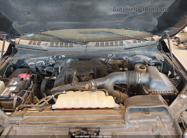 1FTEX1EP1HFB12893 2017 FORD F150 Black უკანა ხედი