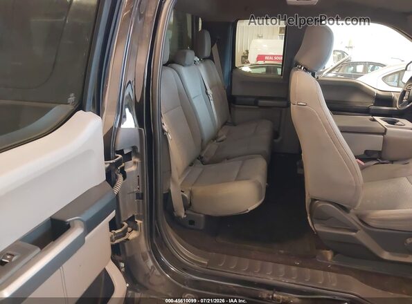 1FTEX1EP1HFB12893 2017 FORD F150 Black VIN კოდის სტიკერის ხედი