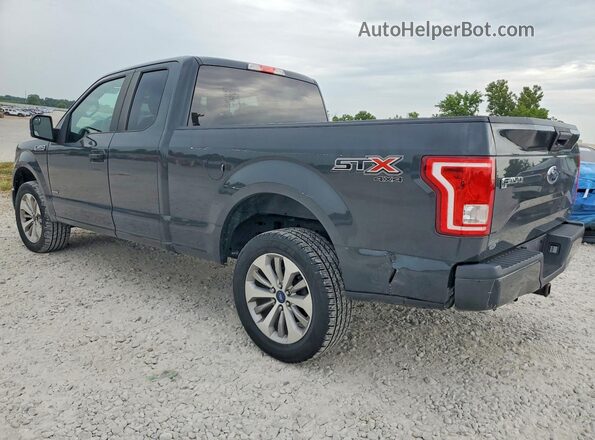 1FTEX1EP1HKD81726 2017 FORD F150 Gray Задня ліва чверть