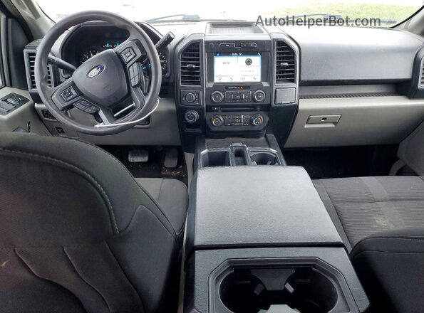 1FTEX1EP1HKD81726 2017 FORD F150 Gray Вид панелі приладів