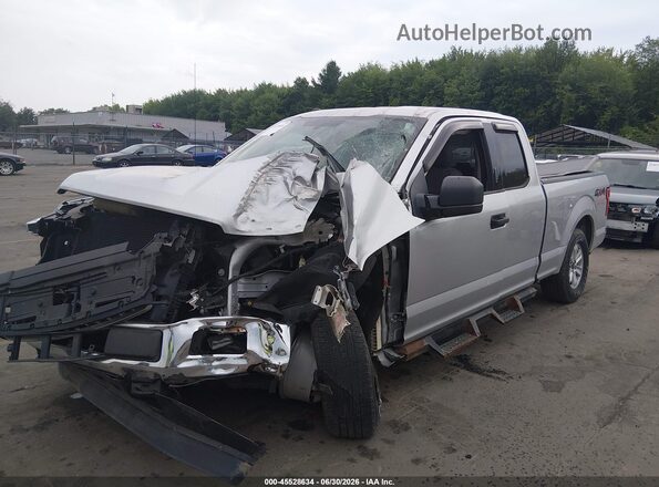 1FTEX1EP1JFA53382 2018 FORD F150 Silver Vista tres cuartos delantera izquierda