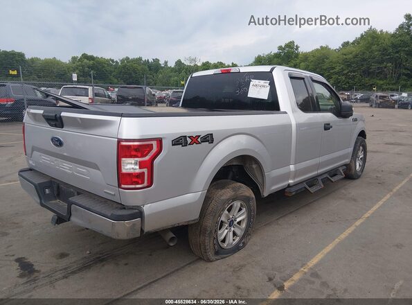 1FTEX1EP1JFA53382 2018 FORD F150 Silver Trasero derecho