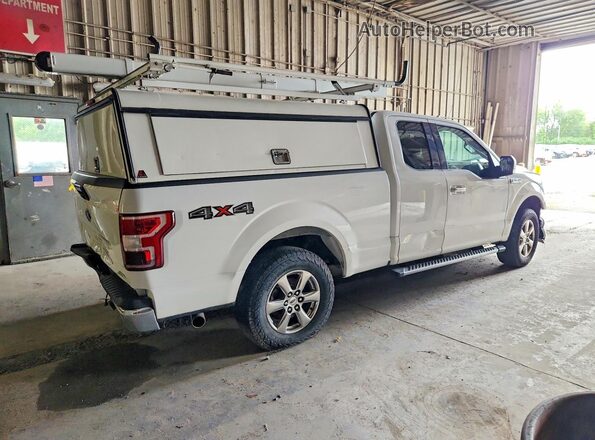 1FTEX1EP1JFB10969 2018 FORD F150 White Задня права чверть