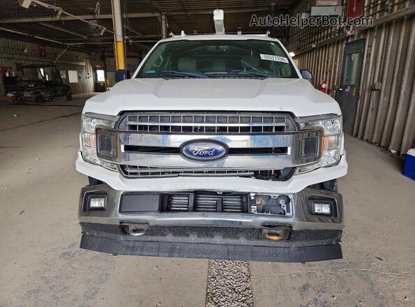 1FTEX1EP1JFB10969 2018 FORD F150 White Вид спереду
