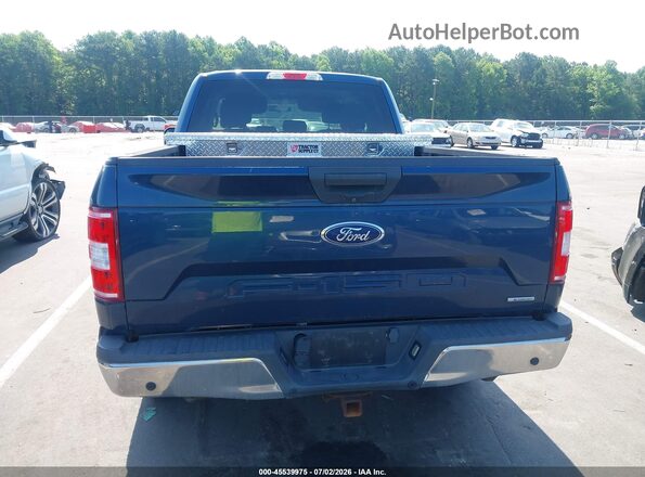 1FTEX1EP1JKD29938 2018 FORD F150 Blue 