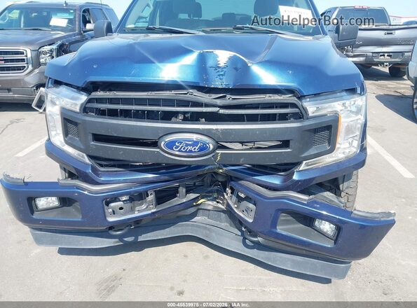 1FTEX1EP1JKD29938 2018 FORD F150 Blue Vista frontal