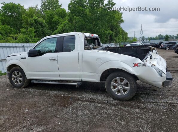 1FTEX1EP1KFC59187 2019 FORD F150 White Rear left