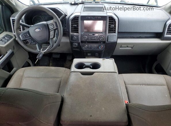 1FTEX1EP1KFC59187 2019 FORD F150 White Dashboard view