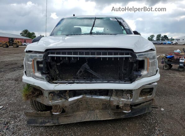 1FTEX1EP1KFC59187 2019 FORD F150 White Front view