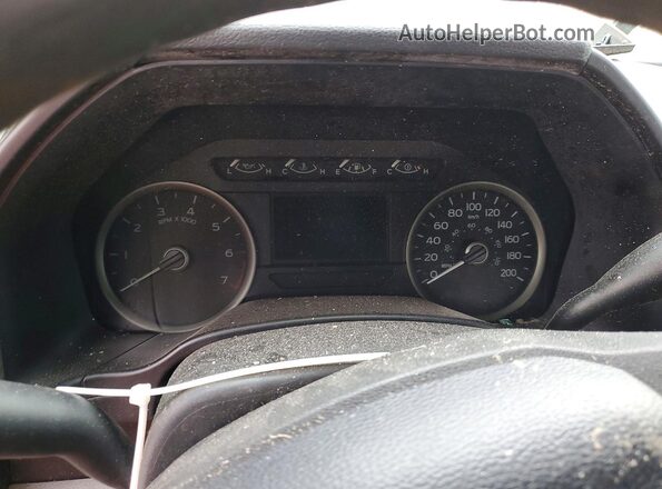 1FTEX1EP1KFC59187 2019 FORD F150 White Instrument cluster view