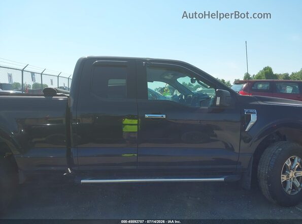 1FTEX1EP1NKD75369 2022 FORD F150 Black Սալոնի հետևի տեսք
