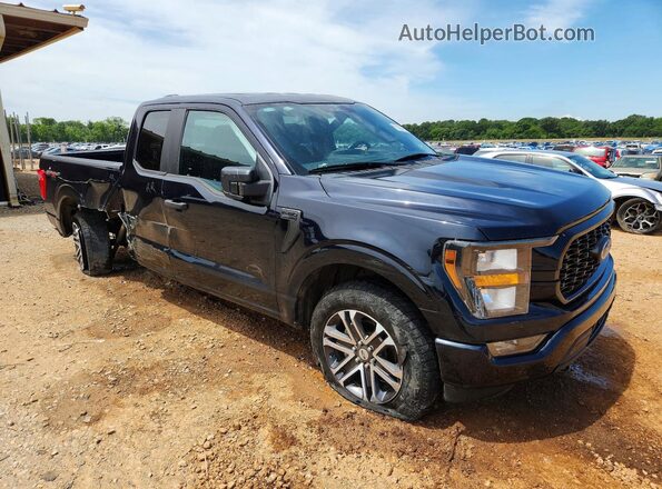 1FTEX1EP1PKF80290 2023 FORD F150 Blue Przód prawy