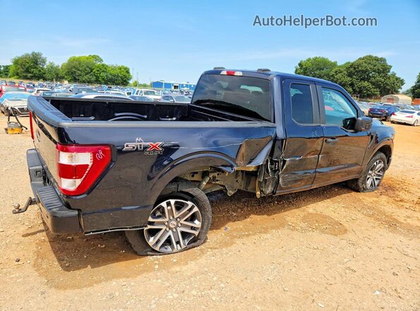1FTEX1EP1PKF80290 2023 FORD F150 Blue Tył prawy