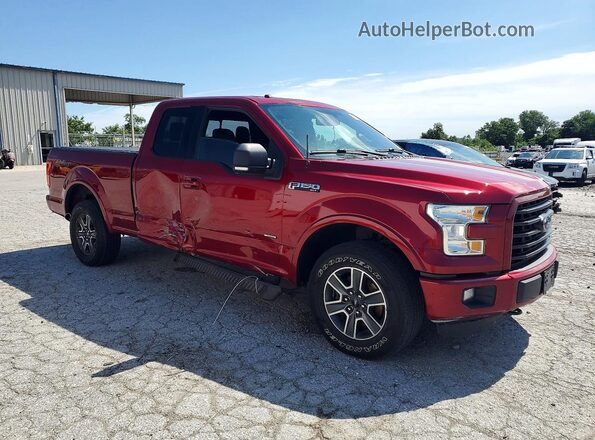 1FTEX1EP2GFB24906 2016 FORD F150 Red Передня права чверть