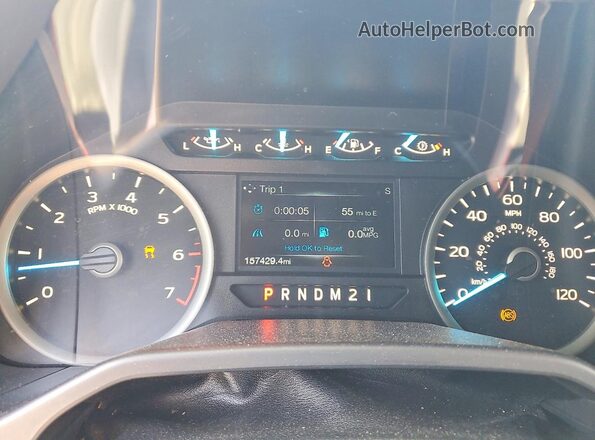 1FTEX1EP2GFB24906 2016 FORD F150 Red Вид щитка приладів