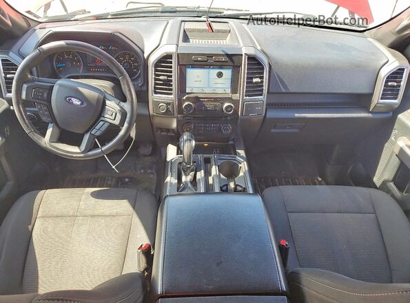 1FTEX1EP2GFB24906 2016 FORD F150 Red Вид панелі приладів