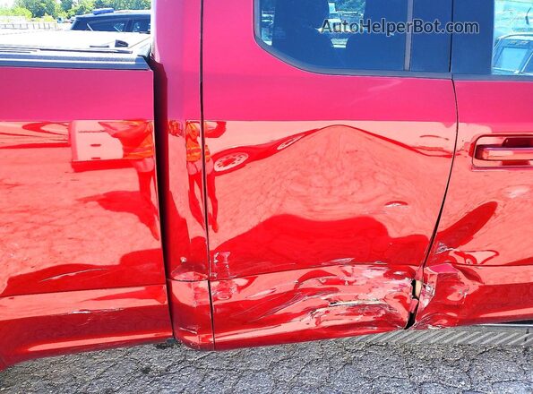 1FTEX1EP2GFB24906 2016 FORD F150 Red Вид задніх сидінь