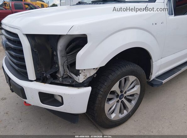 1FTEX1EP2HKD25987 2017 FORD F150 White წინა ხედი