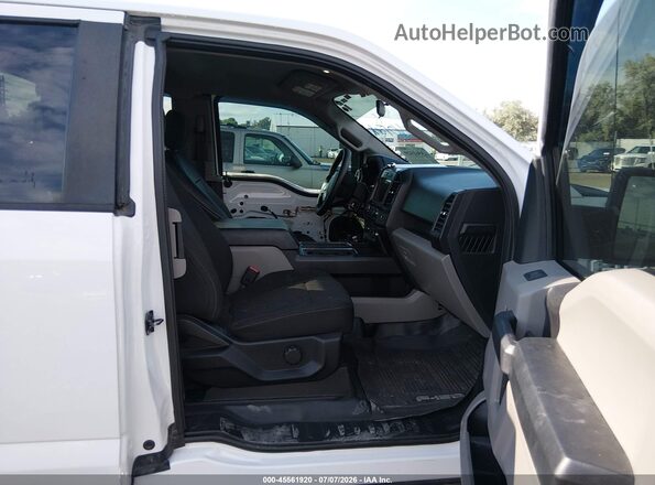 1FTEX1EP2HKD25987 2017 FORD F150 White წინა სალონის ხედი