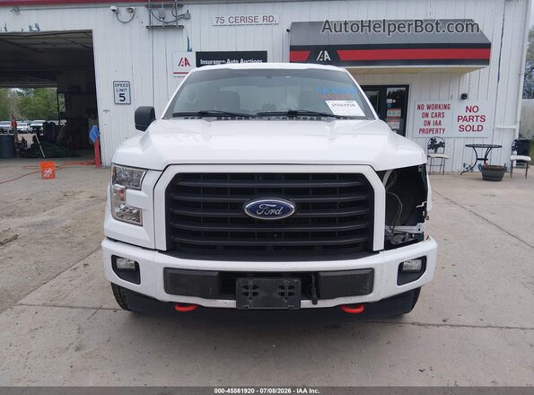1FTEX1EP2HKD25987 2017 FORD F150 White უკანა სალონის ხედი