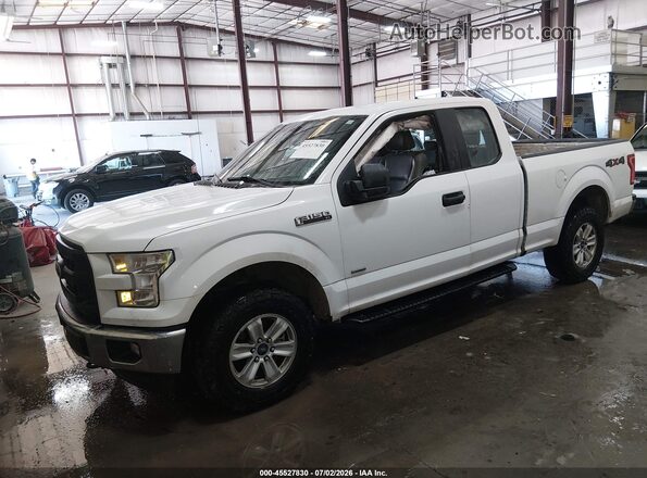 1FTEX1EP2HKD84098 2017 FORD F150 White Vista tres cuartos delantera izquierda