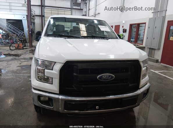 1FTEX1EP2HKD84098 2017 FORD F150 White Vista del cuadro de instrumentos