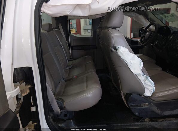 1FTEX1EP2HKD84098 2017 FORD F150 White Vista de la etiqueta del VIN