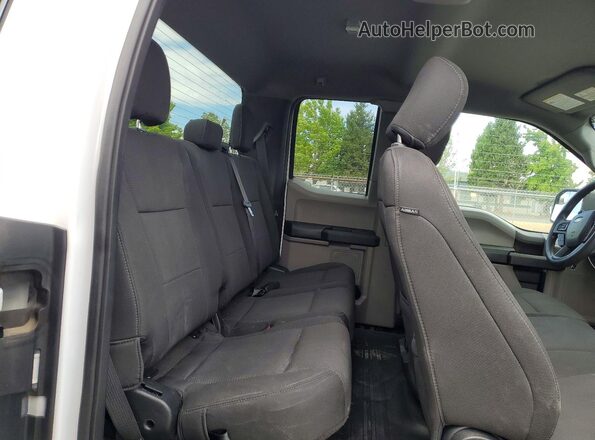 1FTEX1EP2KFA18433 2019 FORD F150 White Vista de los asientos traseros