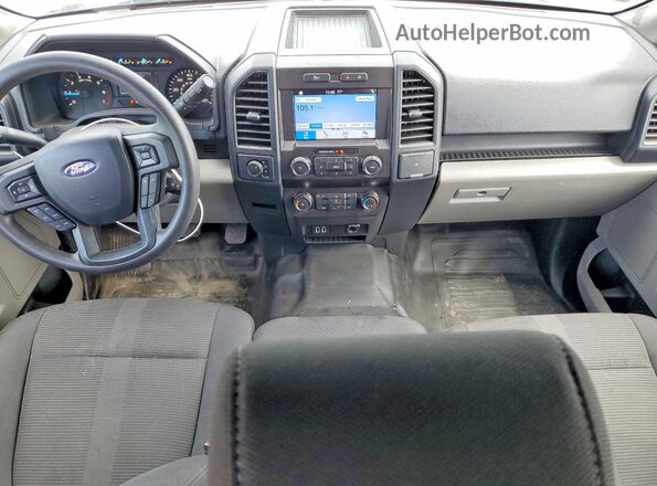 1FTEX1EP2KFA18433 2019 FORD F150 White Vista del salpicadero