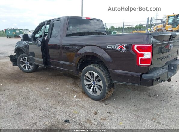 1FTEX1EP2KKC83005 2019 FORD F150 Burgundy უკანა მარცხენა