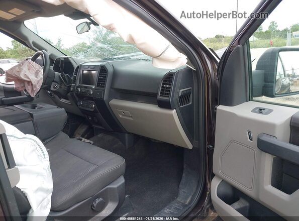 1FTEX1EP2KKC83005 2019 FORD F150 Burgundy წინა სალონის ხედი