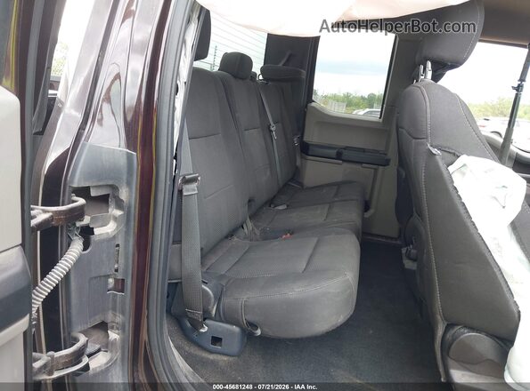 1FTEX1EP2KKC83005 2019 FORD F150 Burgundy VIN კოდის სტიკერის ხედი