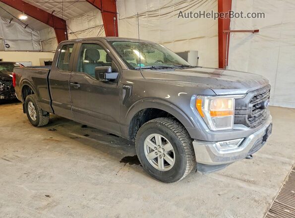 1FTEX1EP2NFC45867 2022 FORD F150 Серый Передняя правая четверть