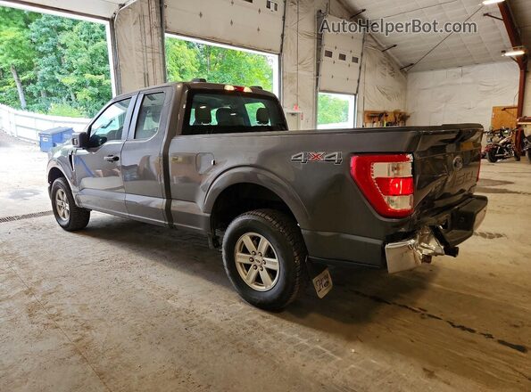 1FTEX1EP2NFC45867 2022 FORD F150 Серый Задняя левая четверть