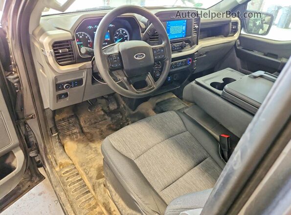 1FTEX1EP2NFC45867 2022 FORD F150 Серый Вид панели приборов
