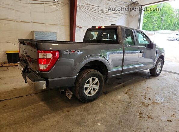 1FTEX1EP2NFC45867 2022 FORD F150 Серый Задняя правая четверть