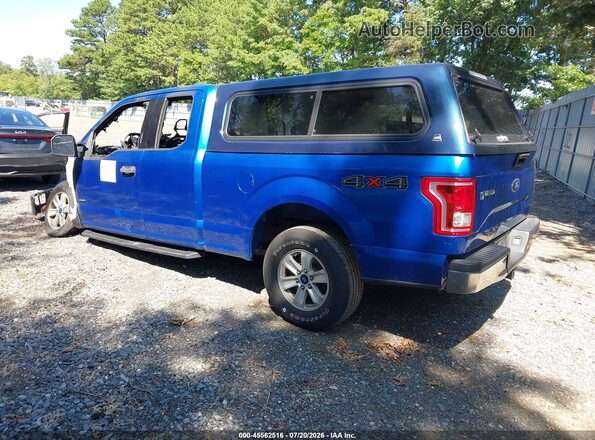 1FTEX1EP3GFC10757 2016 FORD F150 Blue უკანა მარცხენა