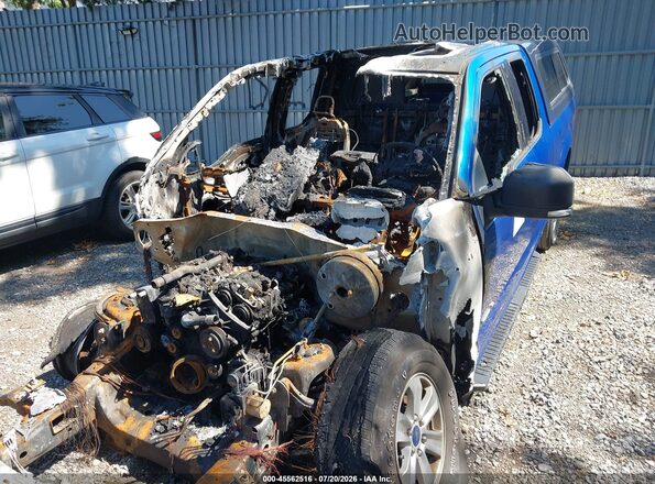 1FTEX1EP3GFC10757 2016 FORD F150 Blue წინა ხედი
