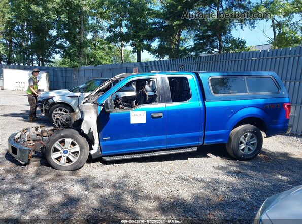 1FTEX1EP3GFC10757 2016 FORD F150 Blue სალონის 360-გრადუსიანი ხედი
