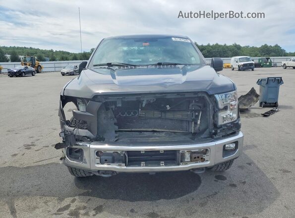 1FTEX1EP3GFC53494 2016 FORD F150 Серый Вид спереди