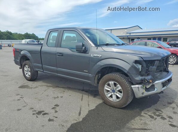 1FTEX1EP3GFC53494 2016 FORD F150 Серый Передняя правая четверть